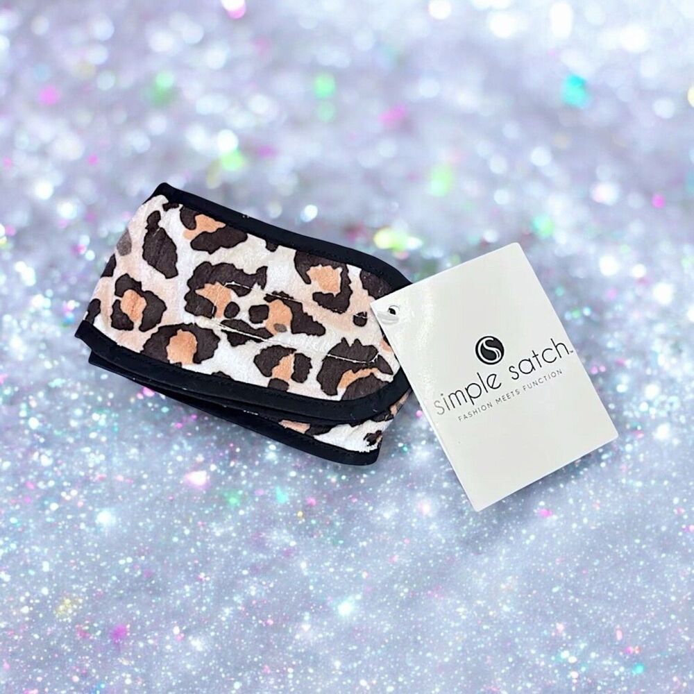 SIMPLE SATCH Spa Headband In Leopard Brand New In Package